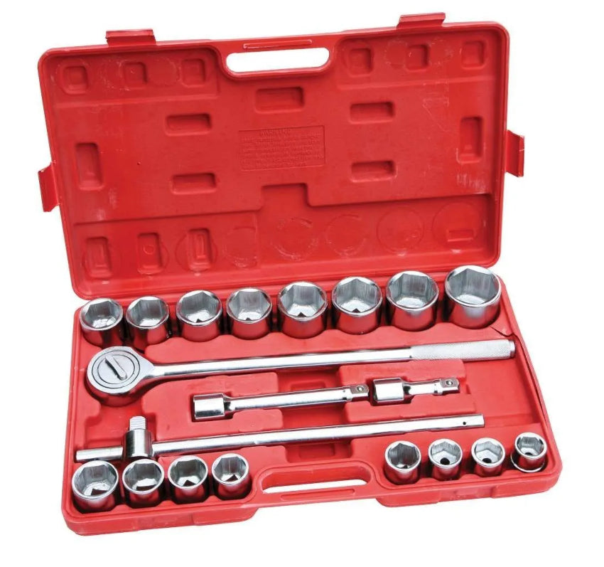 21 Piece 3/4" Drive Socket Set – Metric