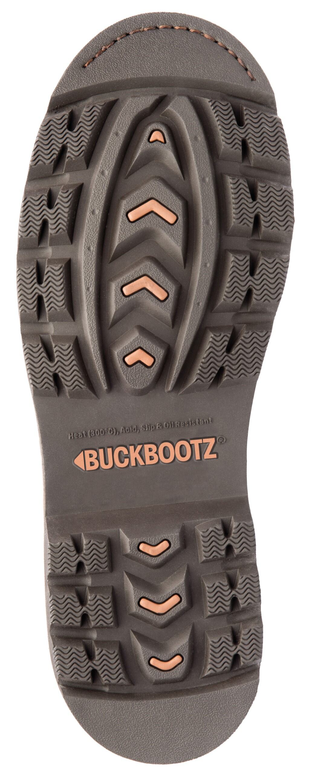 Buckbootz Hard as Nails Lace-Up Boots - B301 Chocolate Oil