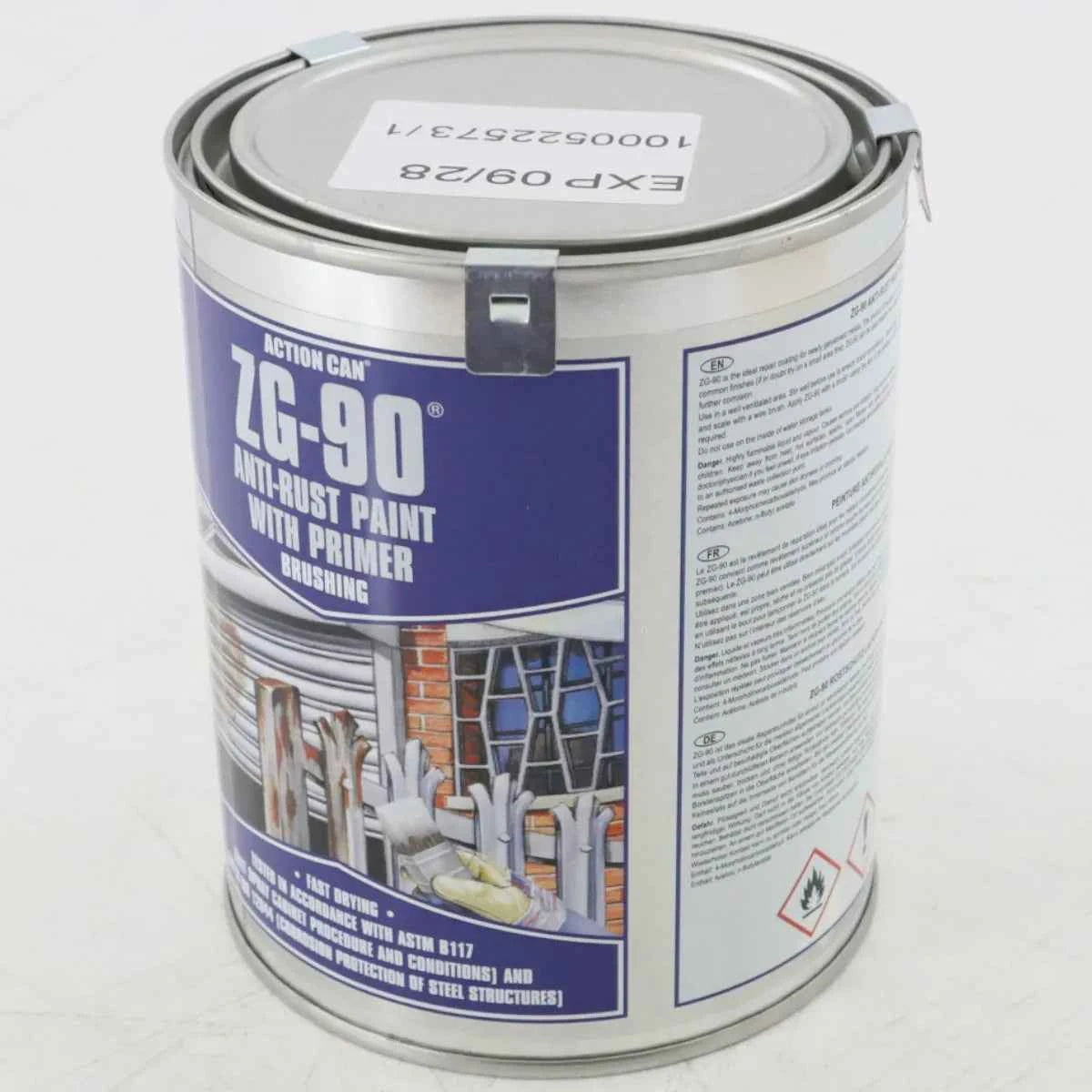 ZG-90 Anti-Rust Paint with Primer - 900ml (Black)