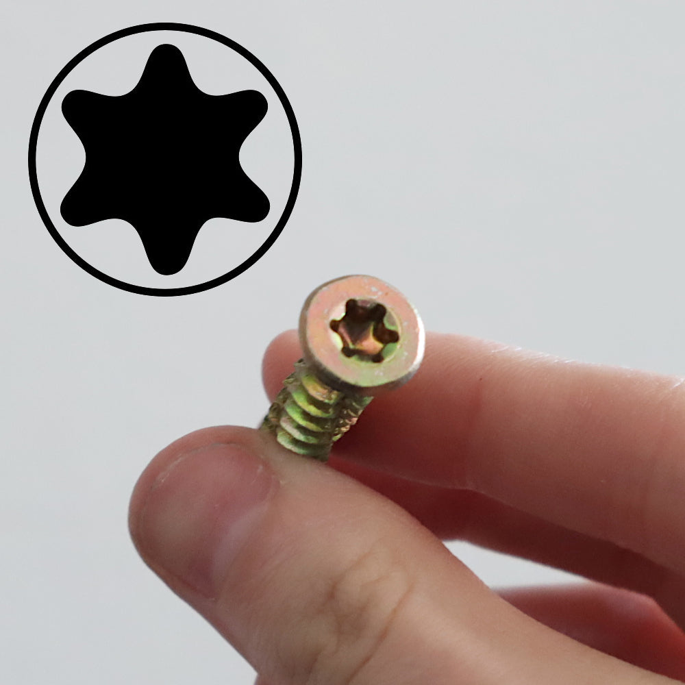 Concrete Screws 7.5 x 120mm - Box of 100 + Driver Bit