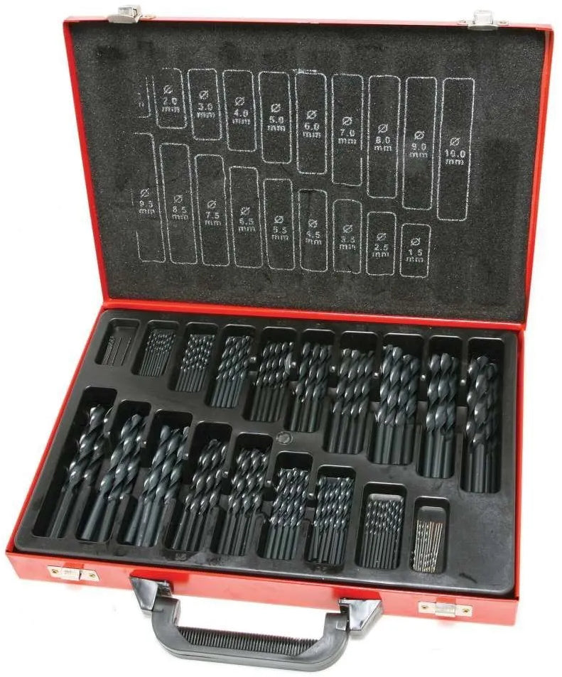 170 Piece HSS Drill Bit Set