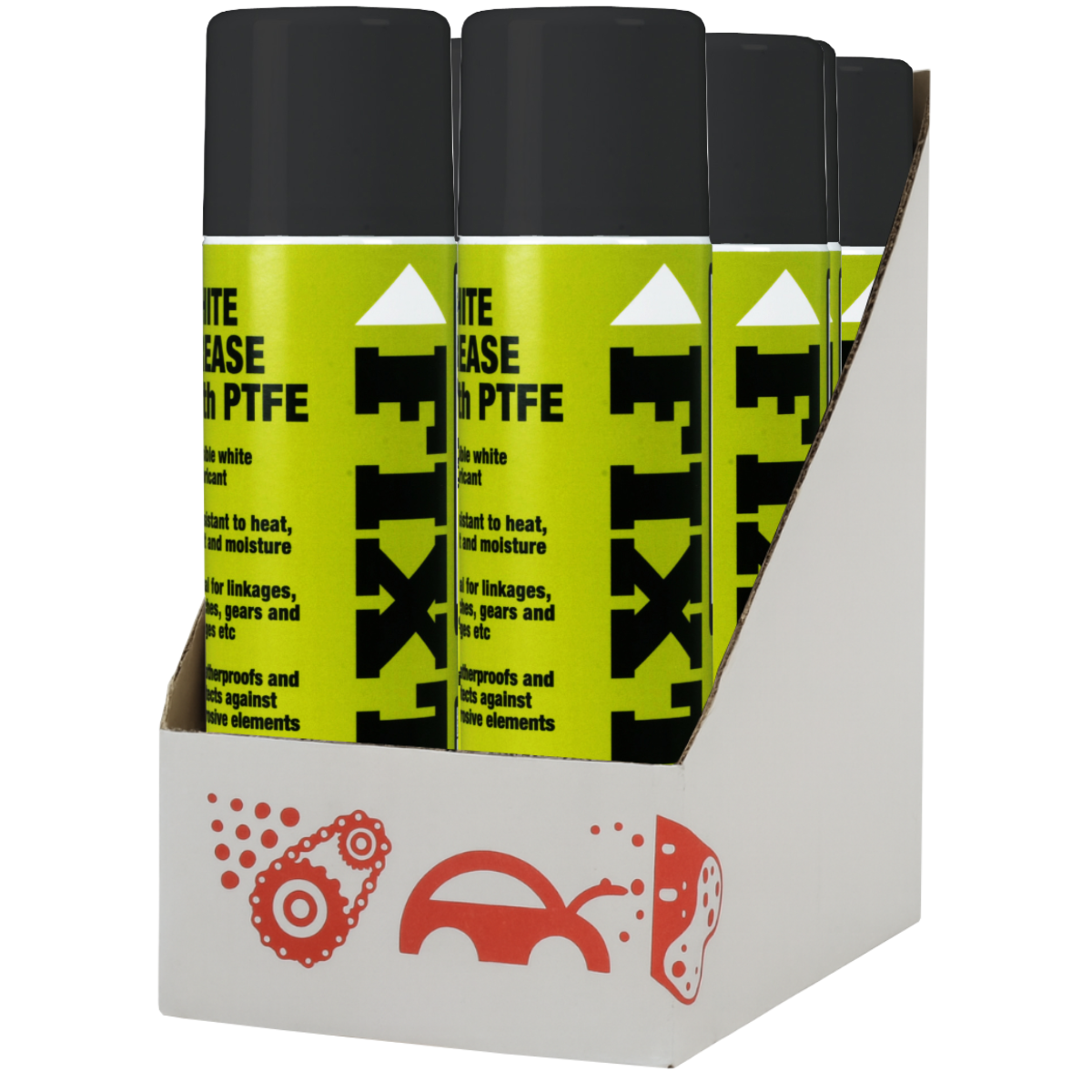 White Food Grease Spray with PTFE - X61750 400ml