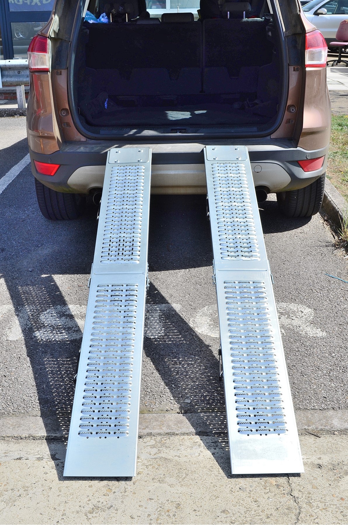 Galvanised Folding Loading Ramps – Pair