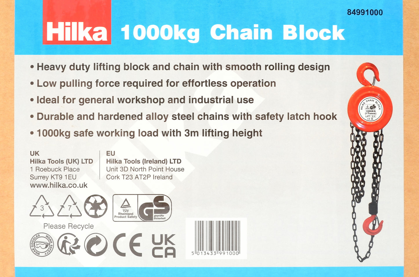 1000kg Chain Block