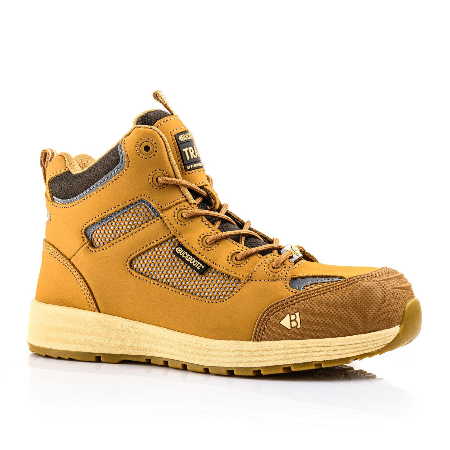 Buckbootz Tradez Lace-Up Boots - BAZHY Honey