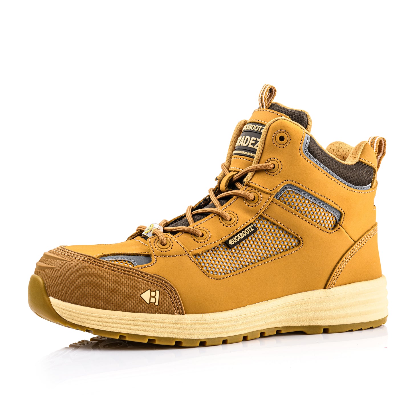 Buckbootz Tradez Lace-Up Boots - BAZHY Honey