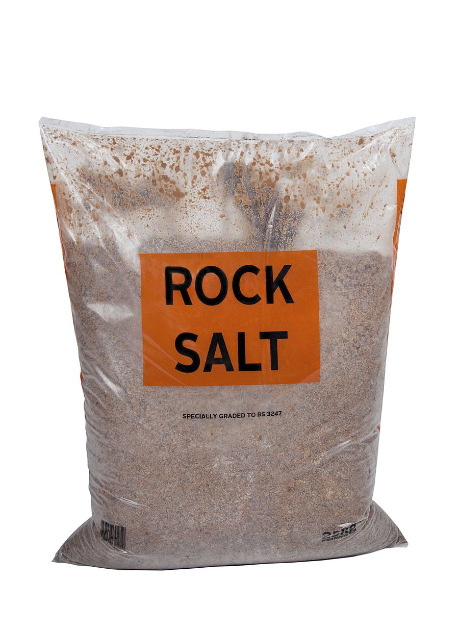 Brown De-Icing Rock Salt - 25kg Bags - 1 Pallet