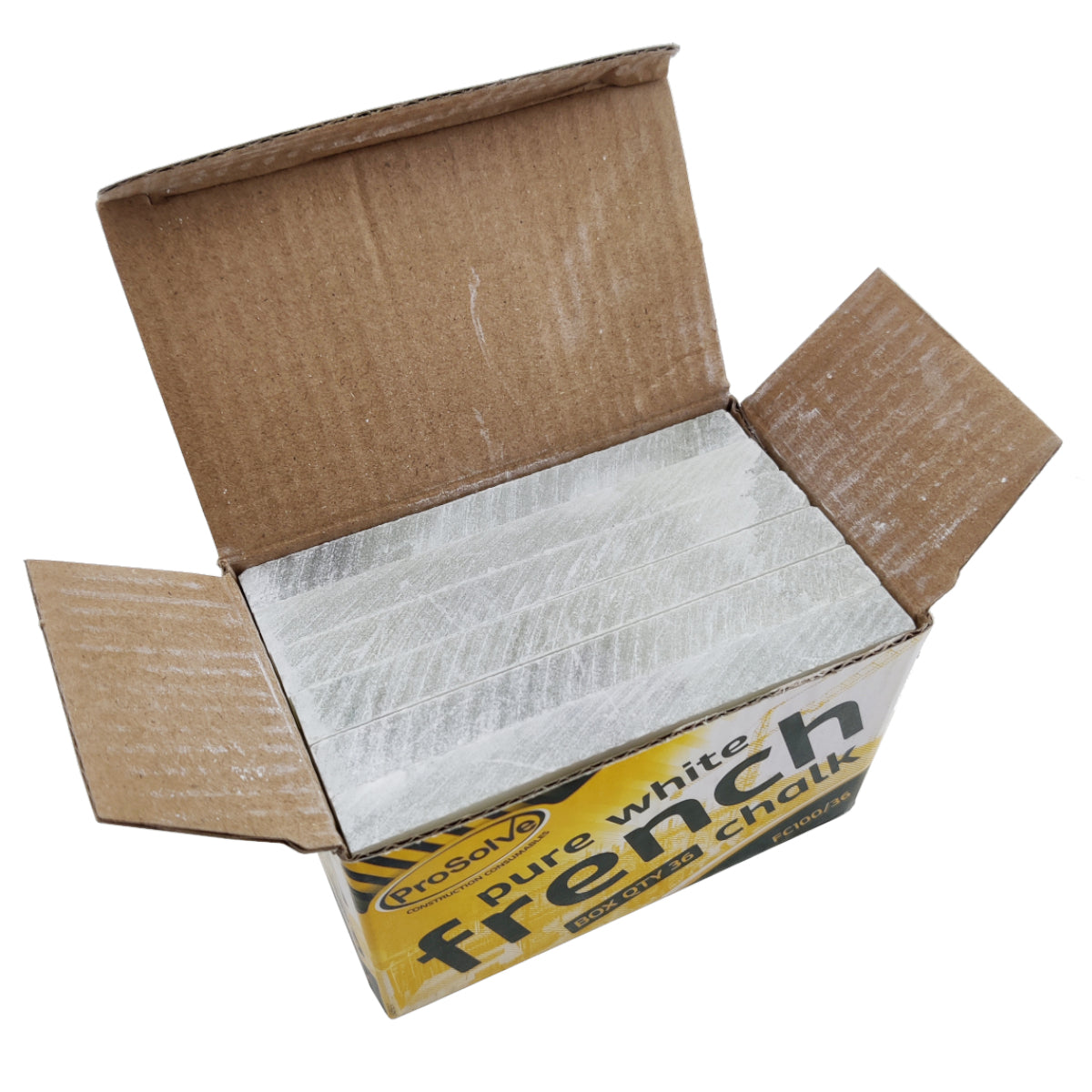 Engineers Square French Chalk Sticks - Box of 36