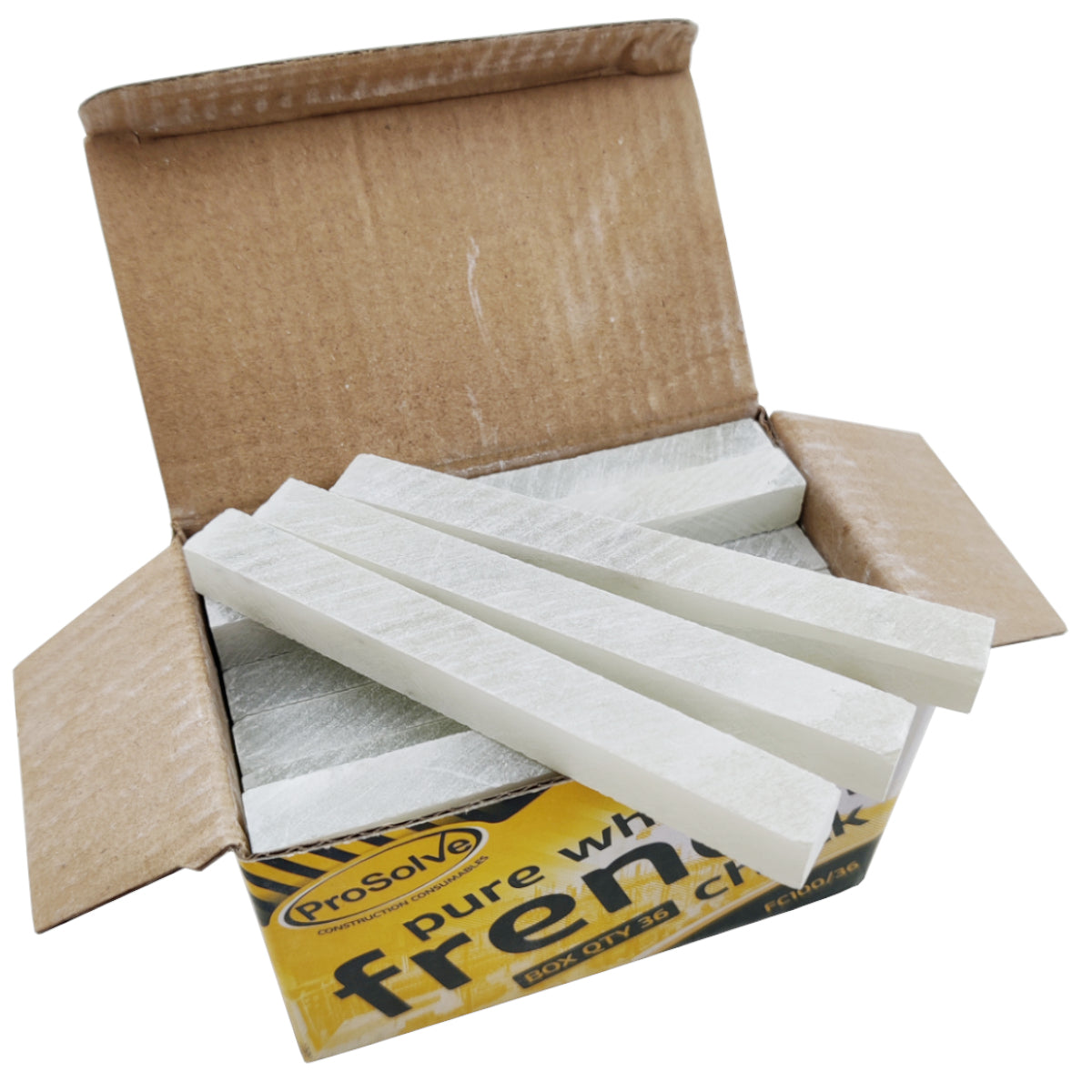 Engineers Square French Chalk Sticks - Box of 36