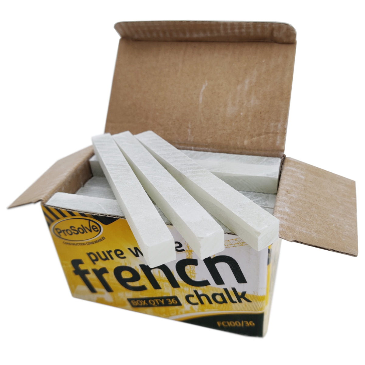 Engineers Square French Chalk Sticks - Box of 36