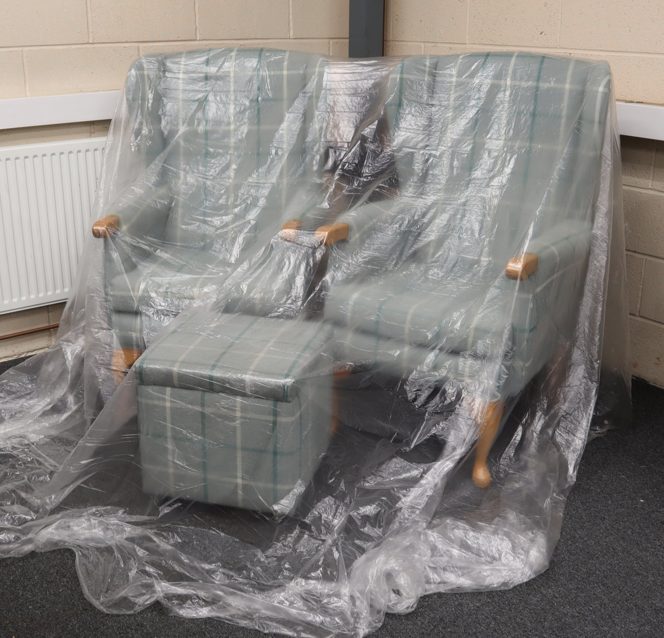 Decorating Plastic Dust Sheet Rolls 2M x 50M