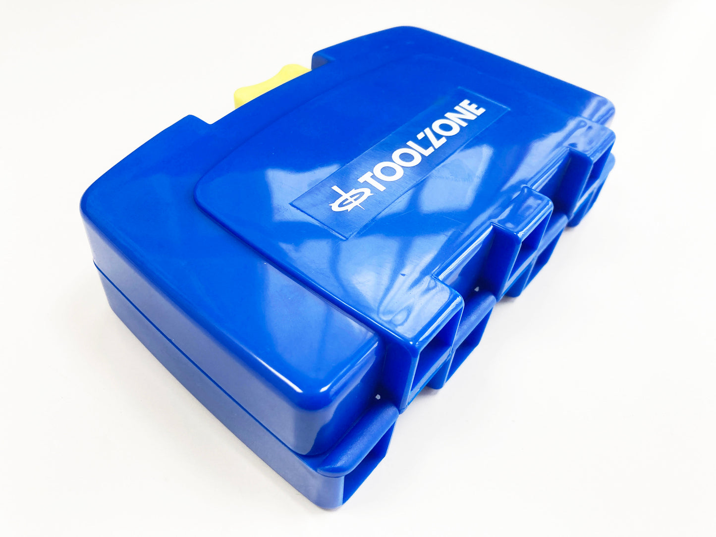 Blue tool case with 'TOOLZON' branding on a white background