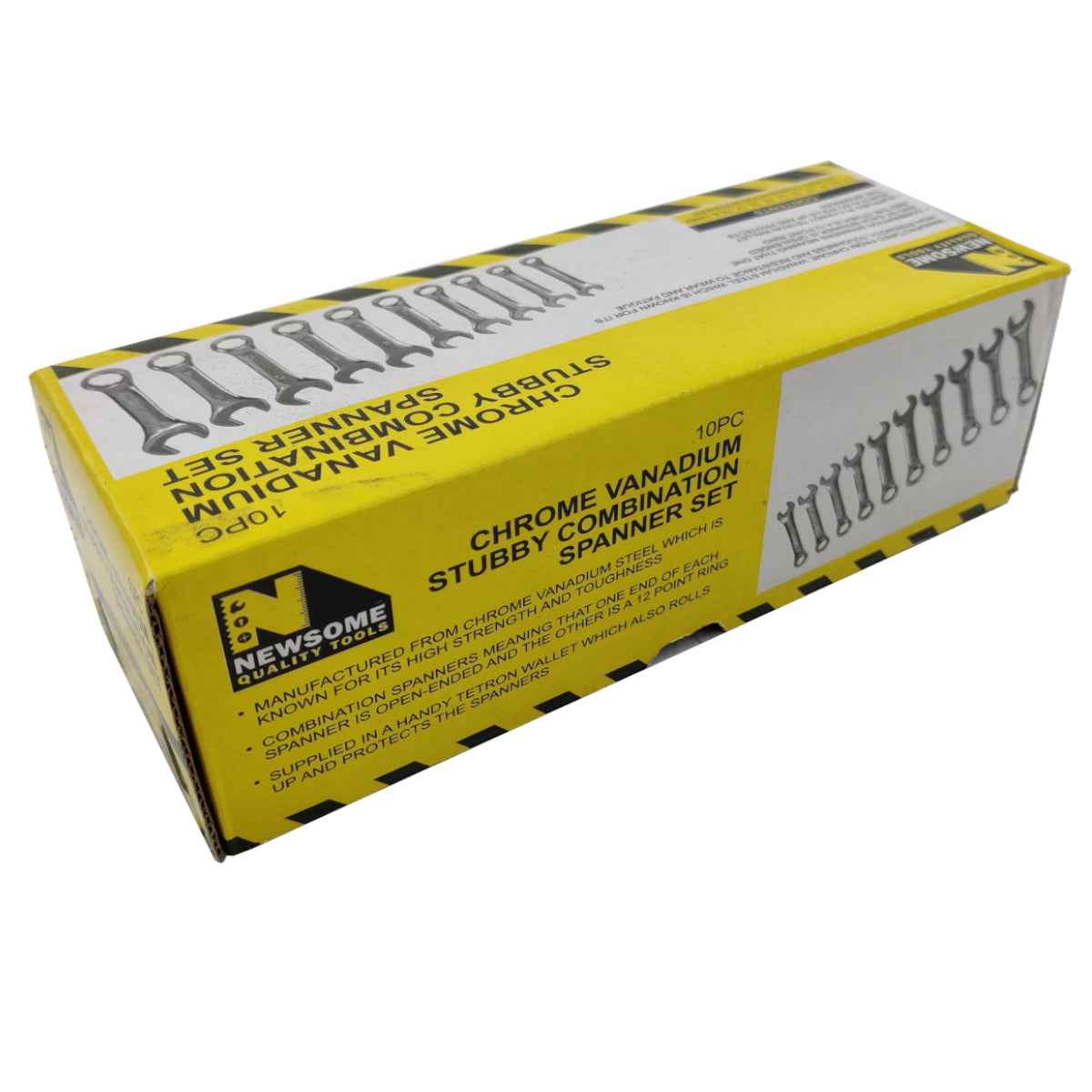 Stubby Combination Spanner 10pc Set