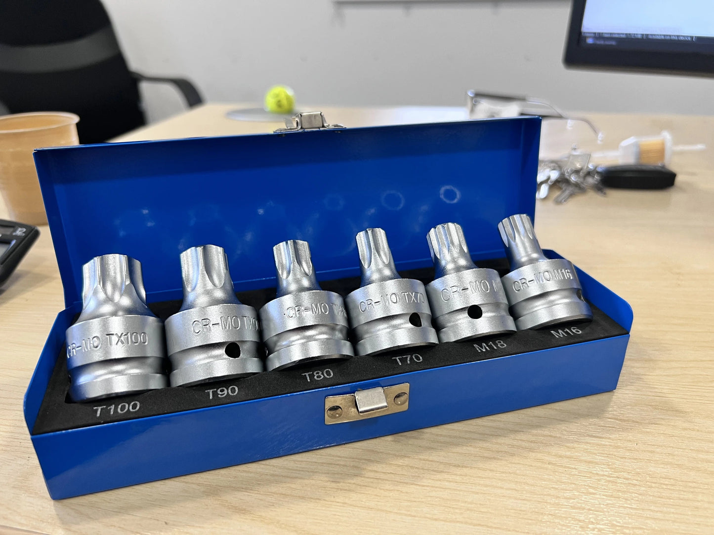 3/4" Drive Tamperproof Spline & Star Bit Socket - 6pc Set SD069