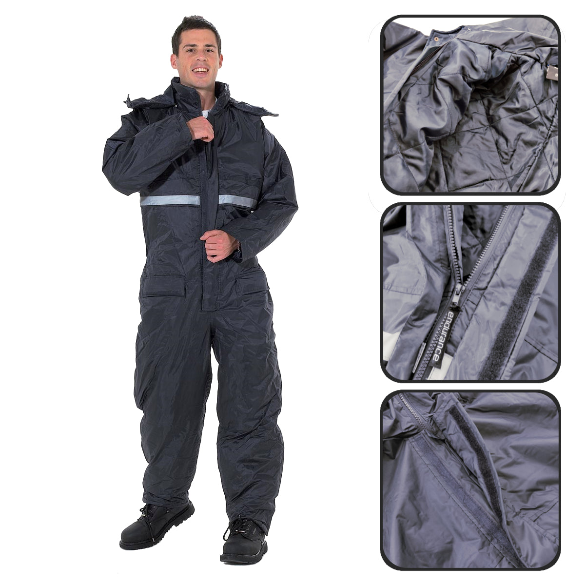Thermal Endurance Coverall - Navy Winter Suit