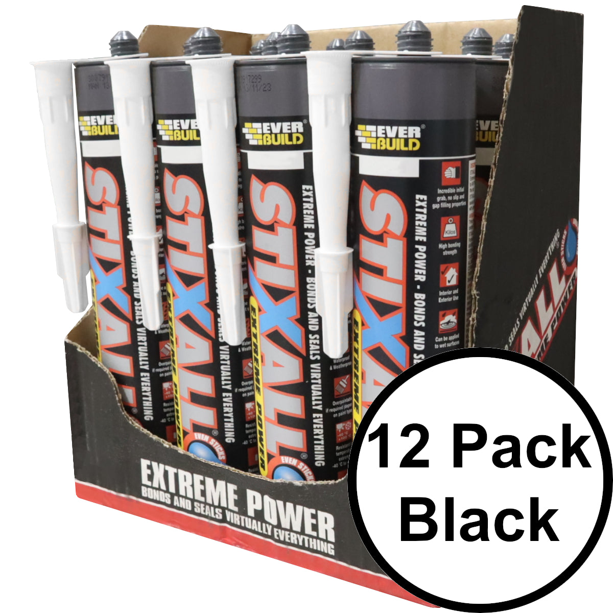 Stixall Extreme Power Black Adhesive & Sealant