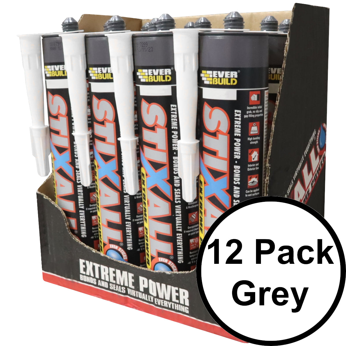 Stixall Extreme Power Grey Adhesive & Sealant
