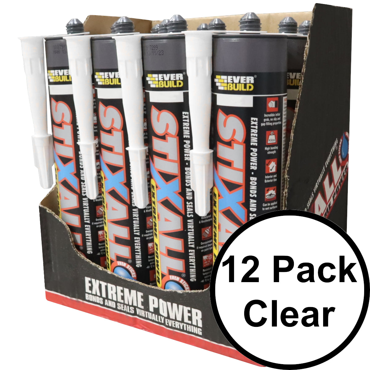 Stixall Extreme Power Clear Adhesive & Sealant