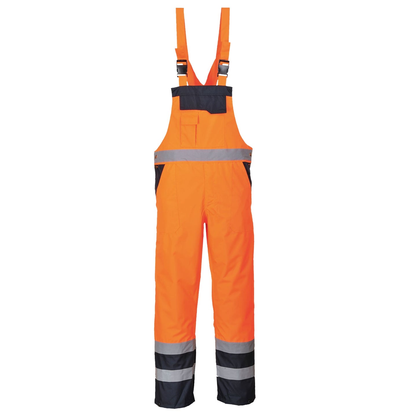 Hi-Vis Contrast Winter Bib & Brace – S489 Waterproof Overall