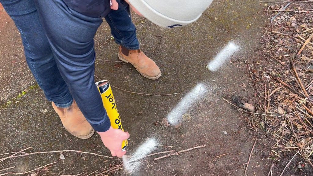 White Line Marking Spray Paint – 750ml