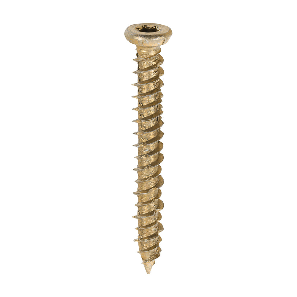 Concrete Screws 7.5 x 60mm - Box of 100 + Driver Bit