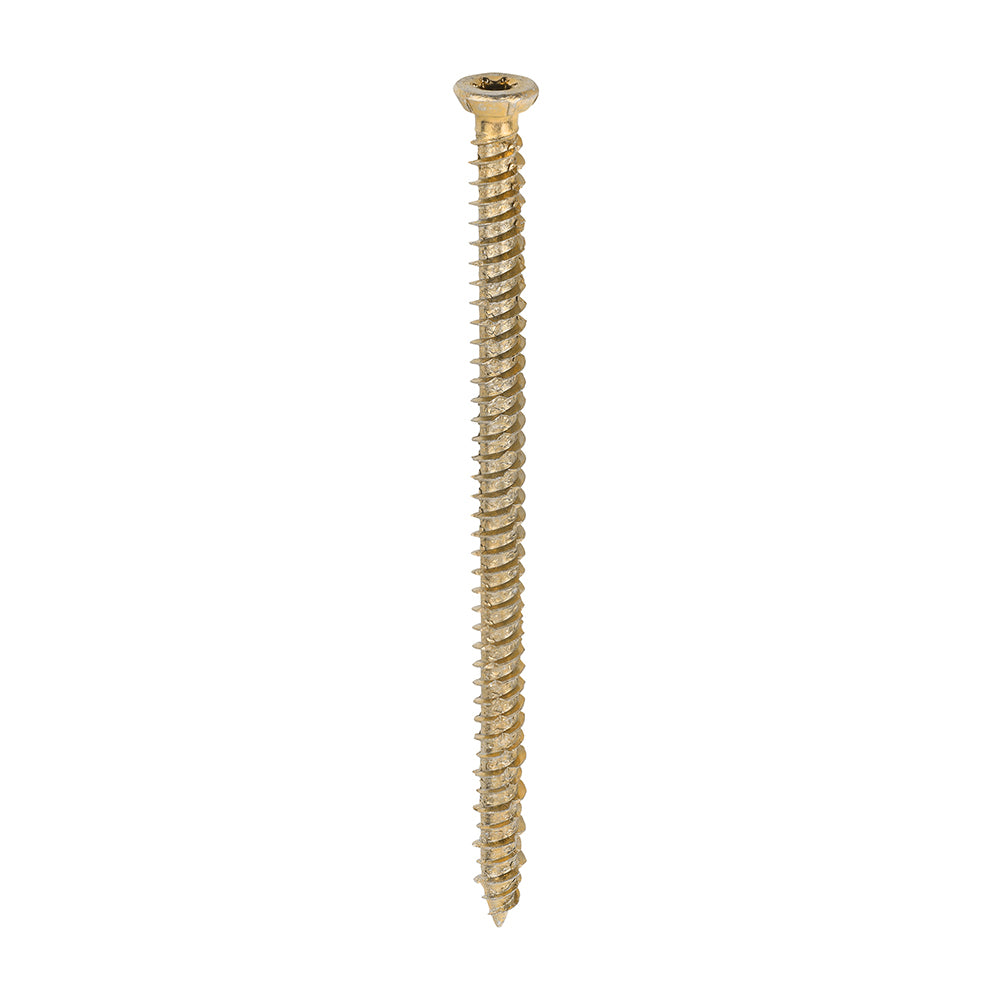 Concrete Screws 7.5 x 120mm - Box of 100 + Driver Bit