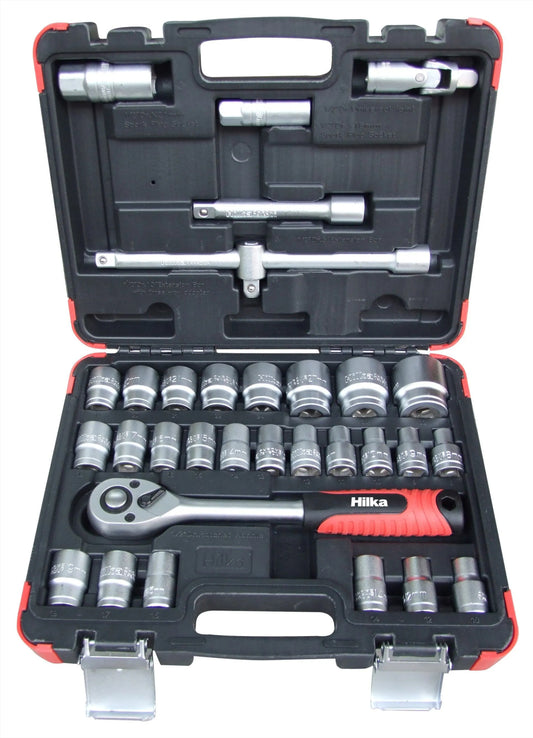 32pc 1/2" Drive Metric Socket Set