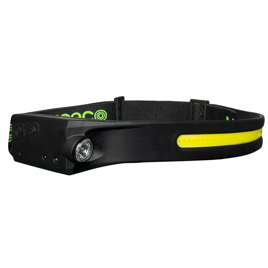 Head Torch with Motion Sensor - USB Rechargeable