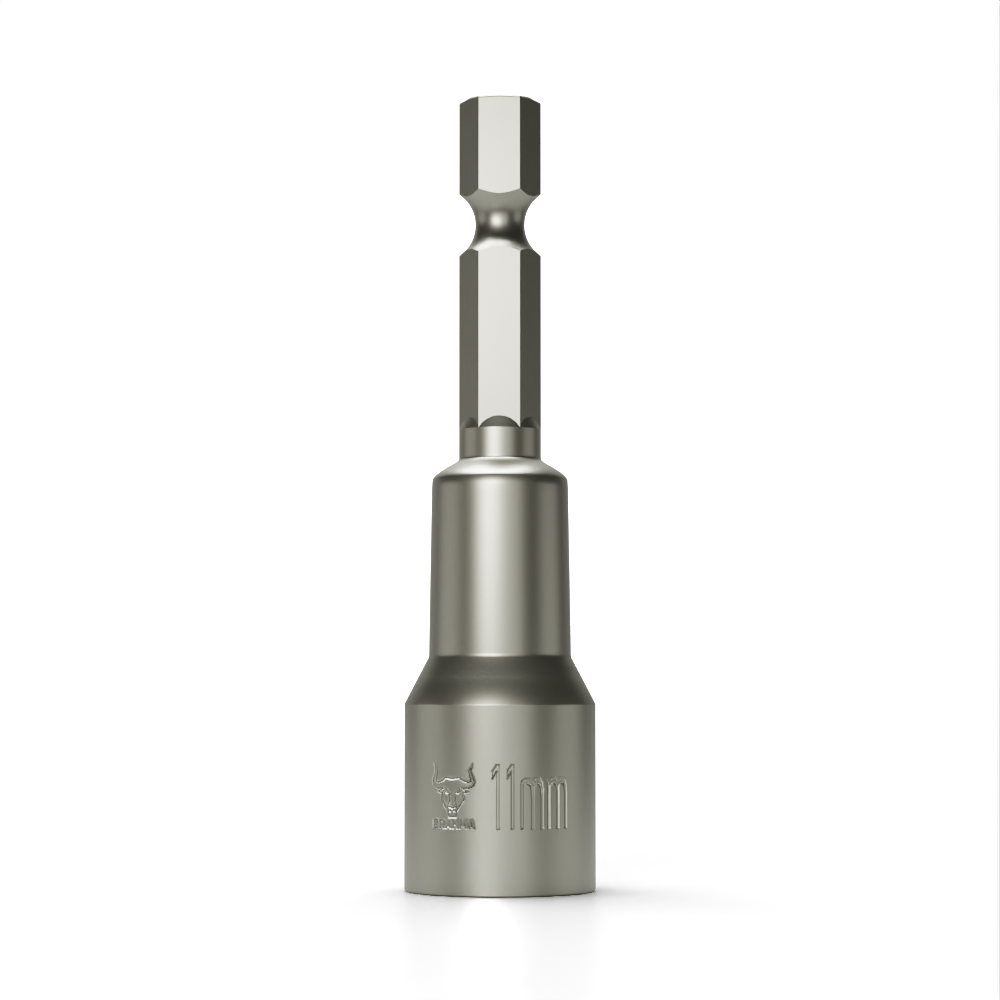 Brahma 11mm Bi-Hex Nut Driver with Retaining Clip