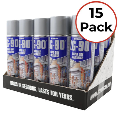 ZG-90 Cold Zinc Galvanising Spray - Silver