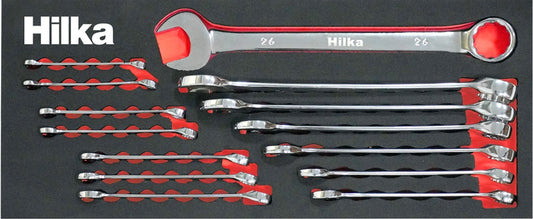 14 Piece Combination Spanner Set – Metric