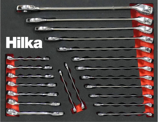 21 Piece Combination Spanner Set – Metric