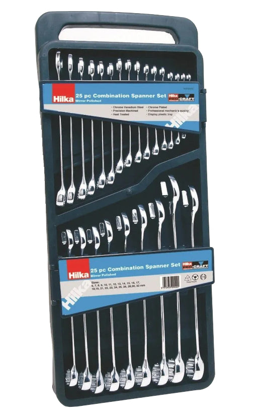 25 Piece Combination Spanner Set – Metric