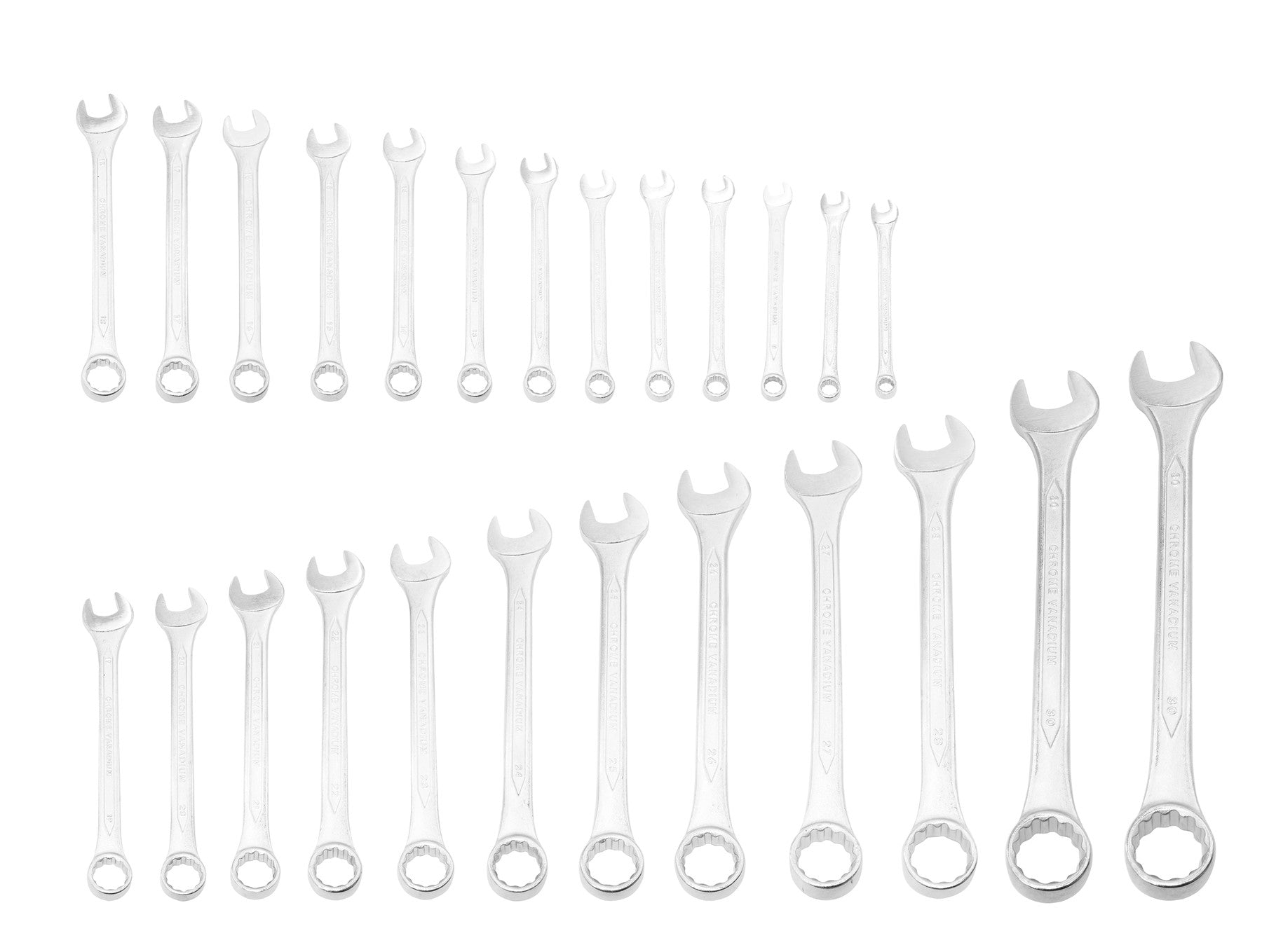 25pc Combination Spanner Set in Pouch – Metric