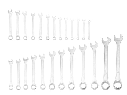 25pc Combination Spanner Set in Pouch – Metric