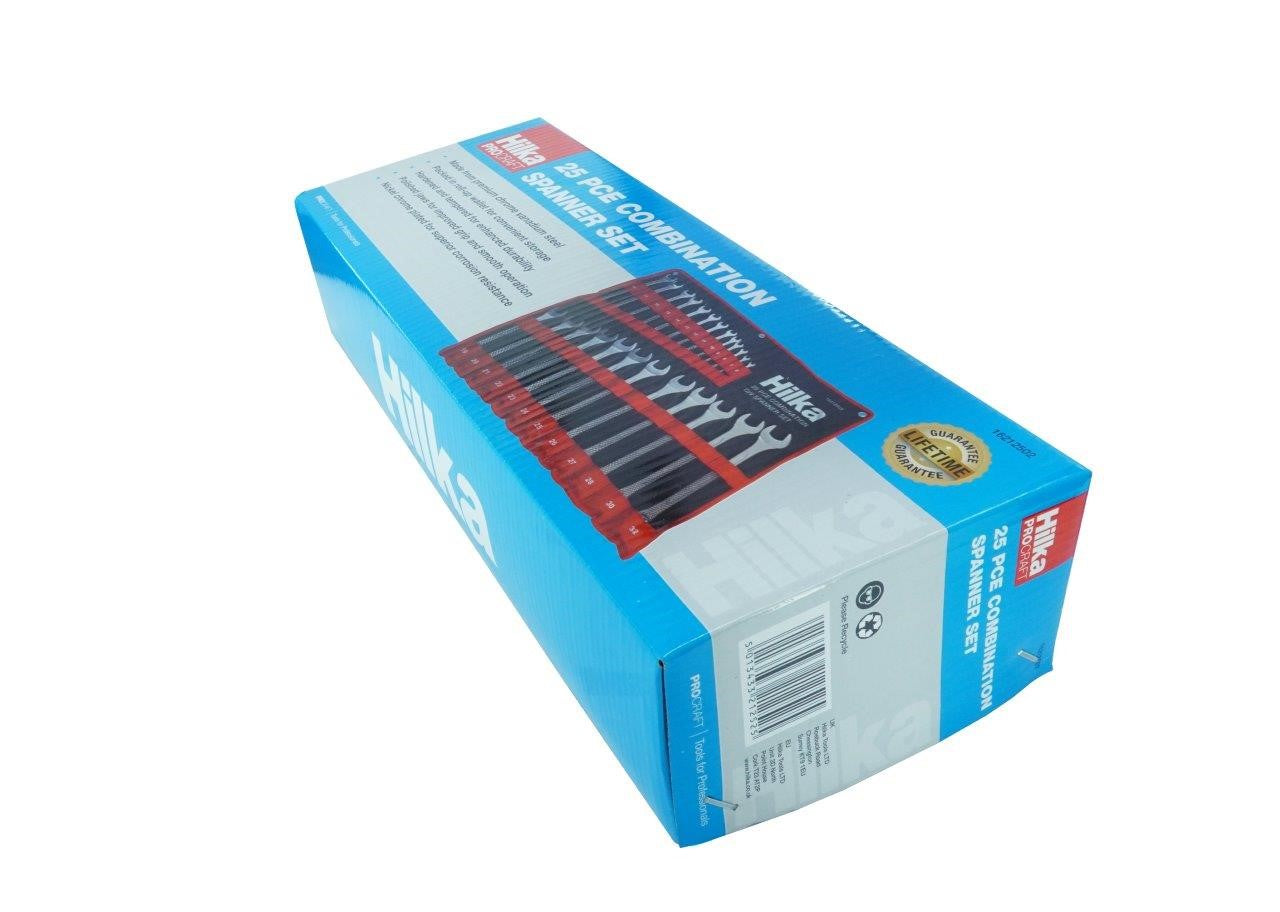 25pc Combination Spanner Set in Pouch – Metric