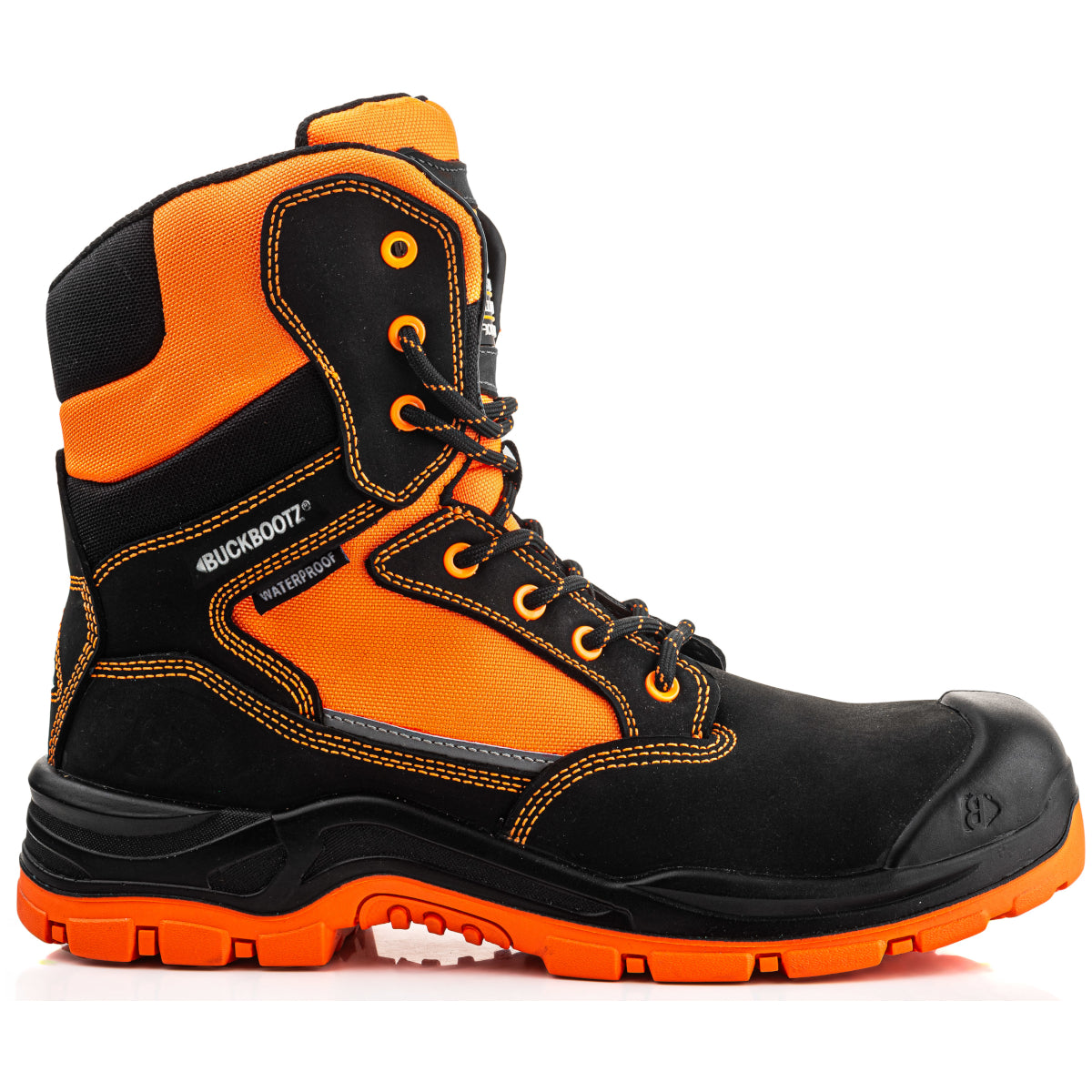 Buckvis Lace/Zip Boots - Hi-Vis