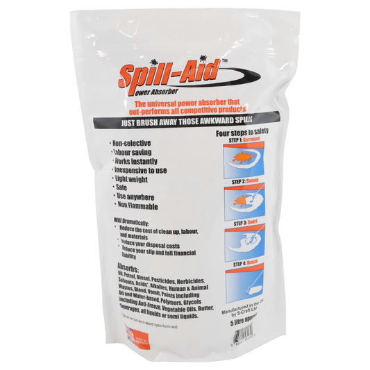Spill-Aid Power Absorber - 5L Powder Absorbent
