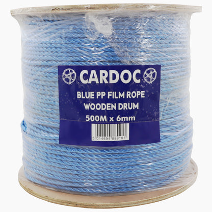 Blue 6mm Rope - 500M Drum