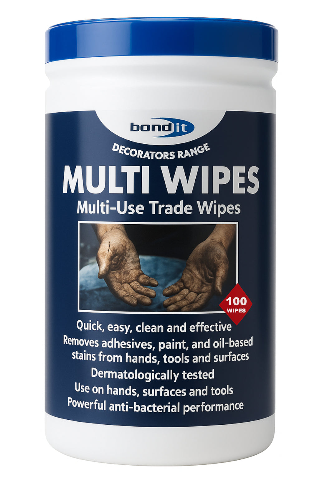 Multi-Wipes Trade Hand Wipes – 100 Pack