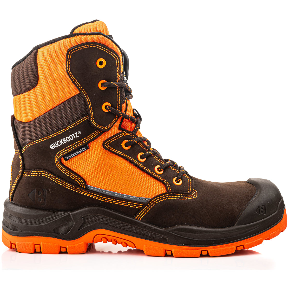 Buckvis Lace/Zip Boots - Hi-Vis