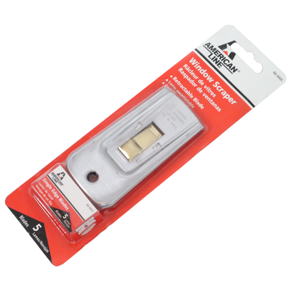 American Line Window Scraper - Zippy Style with 5 Blades (Pack of 5)
