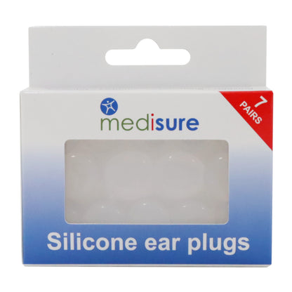 Clear Silicone Earplugs - Water Resistant