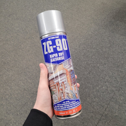 ZG-90 Cold Zinc Galvanising Spray - Silver