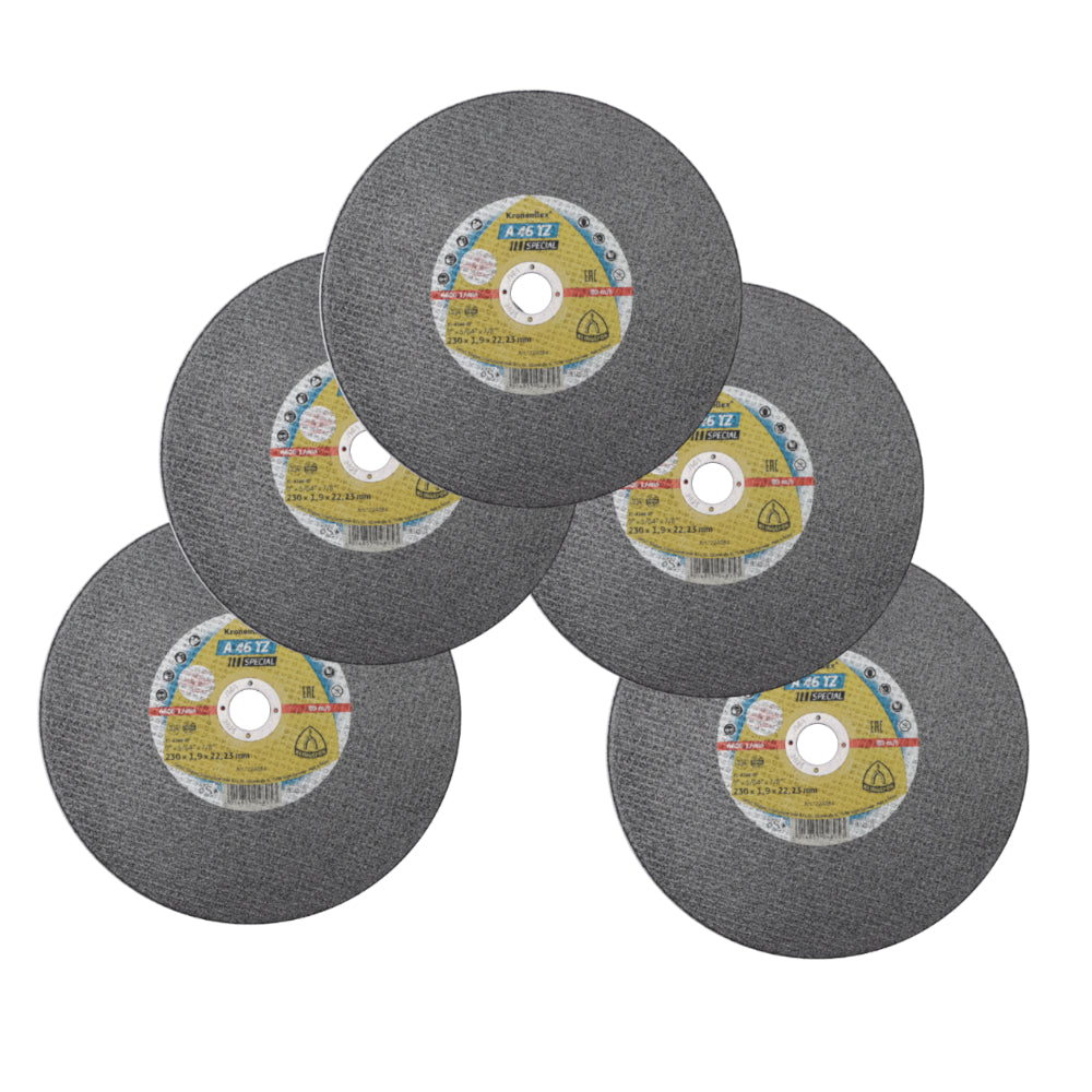 Klingspor A 46 TZ Special 230mm Metal Cutting Discs