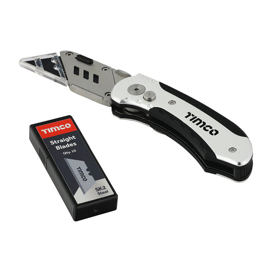 Timco Folding Utility Knife with Blades