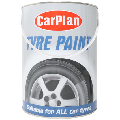 Tyre Paint Flexible Black Rubber Coating – 250ml & 5L