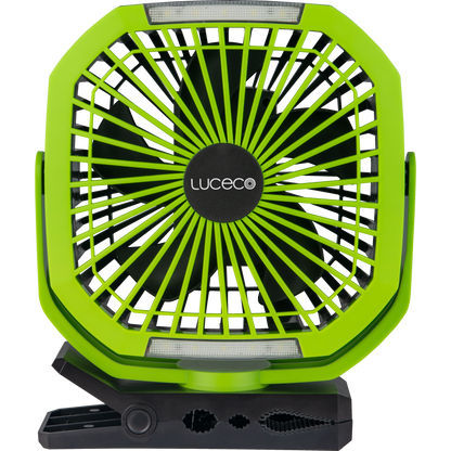 LED Rechargeable 6W Magnetic Clamp Fan Light