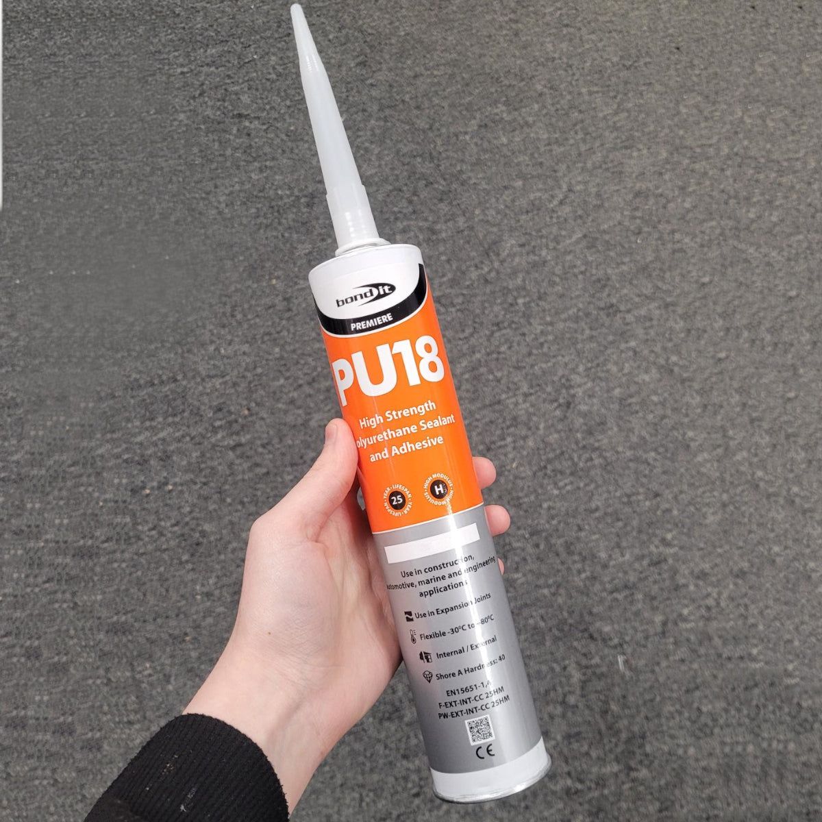 PU18 Grey Polyurethane Sealant Adhesive 310ml