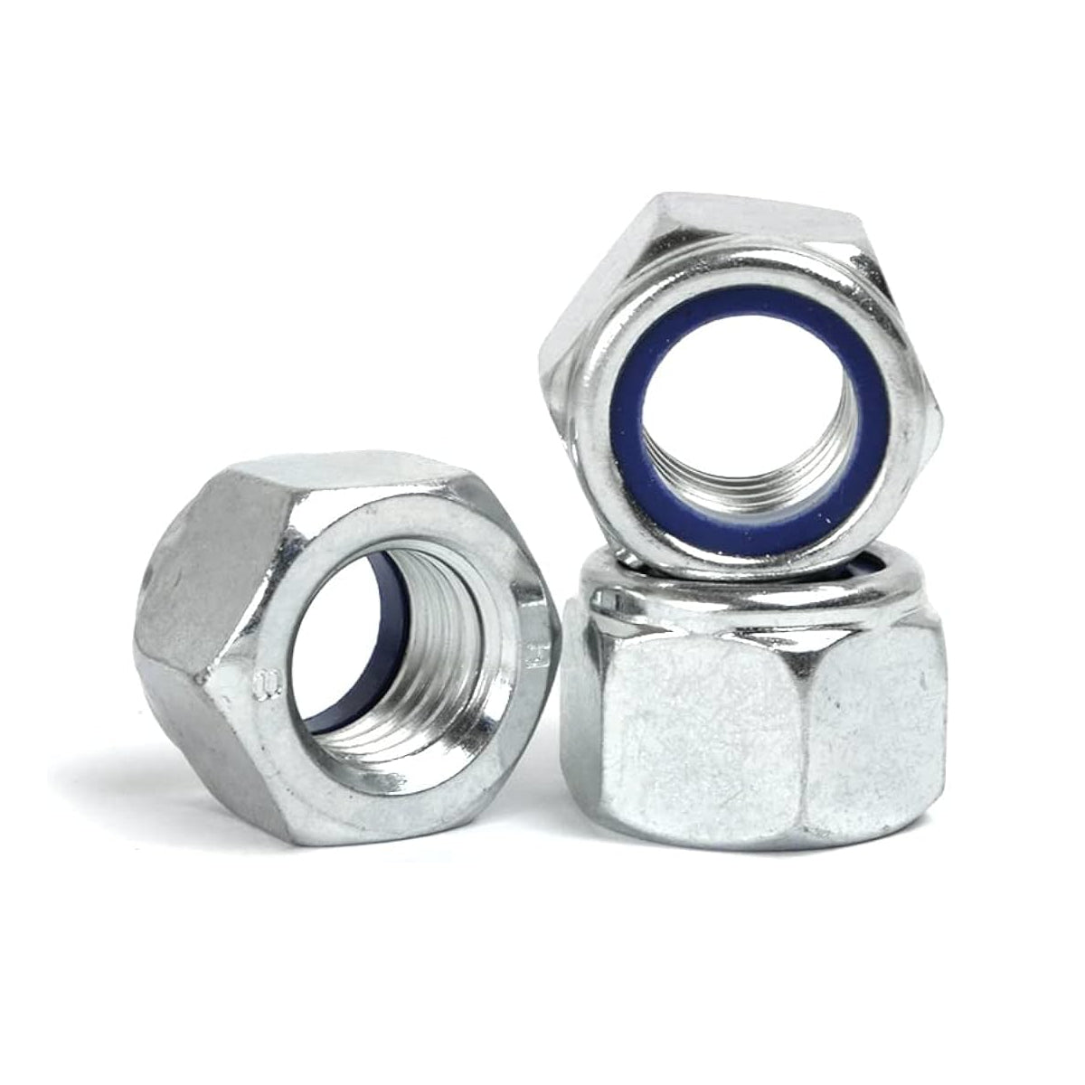 M12 Nylon Locking Nuts (Type P) - Pack of 4